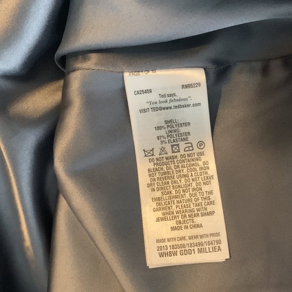 Ted Baker Tie the Knot Pearl Embellished Skater Dress - Picture 13 of 14